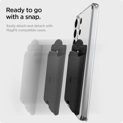 Spigen Urban Fit MagSafe Magnetic Phone Wallet - Black_7