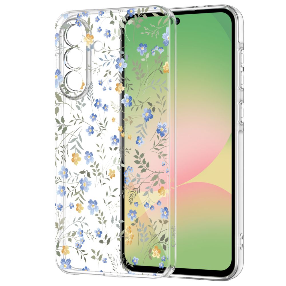 Tech-Protect FlexAir Case for Samsung Galaxy A27 - Transparent Floral_1