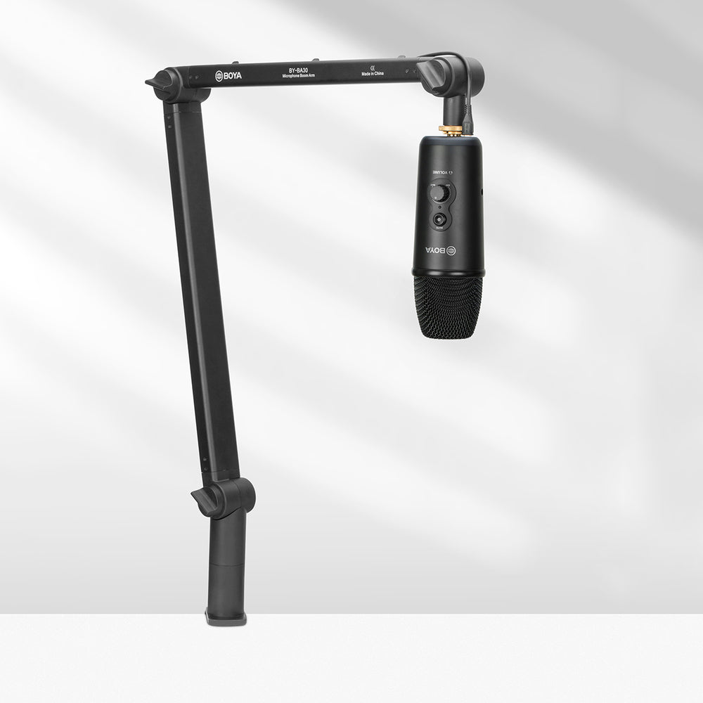 Boya BY-BA30 Desktop Microphone Arm with Hidden Cable Management - Black_2