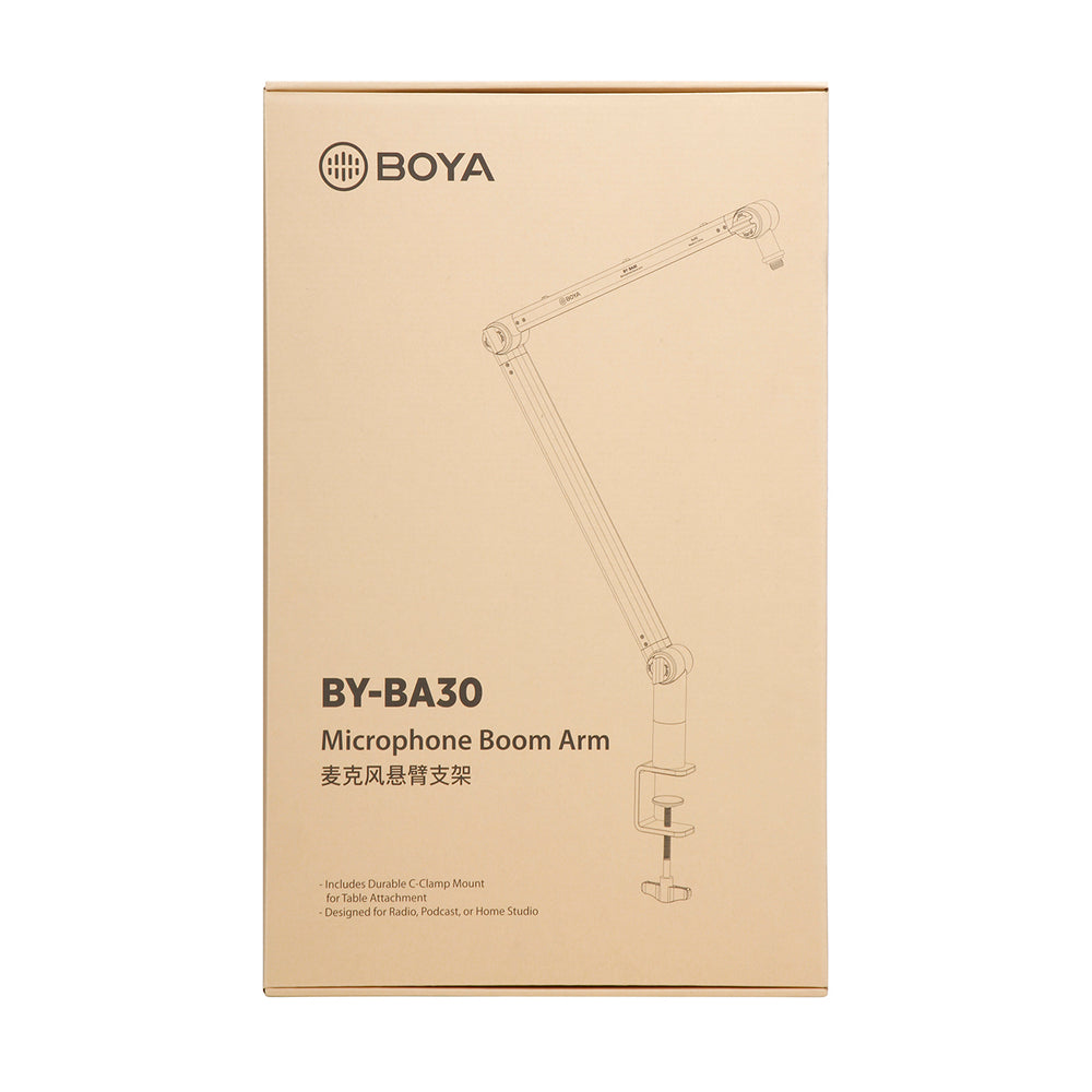 Boya BY-BA30 Desktop Microphone Arm with Hidden Cable Management - Black_5