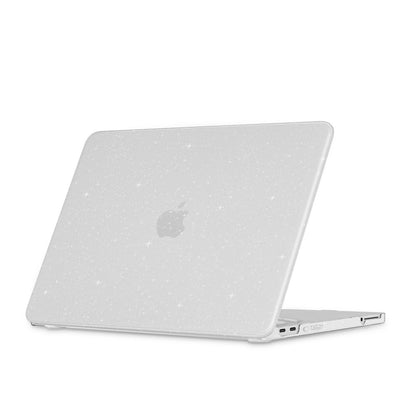 Tech-Protect SmartShell Case for MacBook Neo 13" 2026 - Clear-Glitter_1