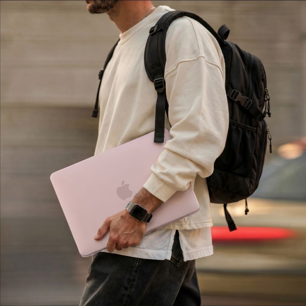 Tech-Protect Softshell Case for MacBook 13" 2026 - Matte Pink_6