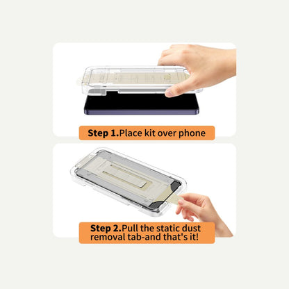 Tech-Protect Quick Set AR+ Anti-Reflective Glass for Samsung Galaxy S26 - Black_8