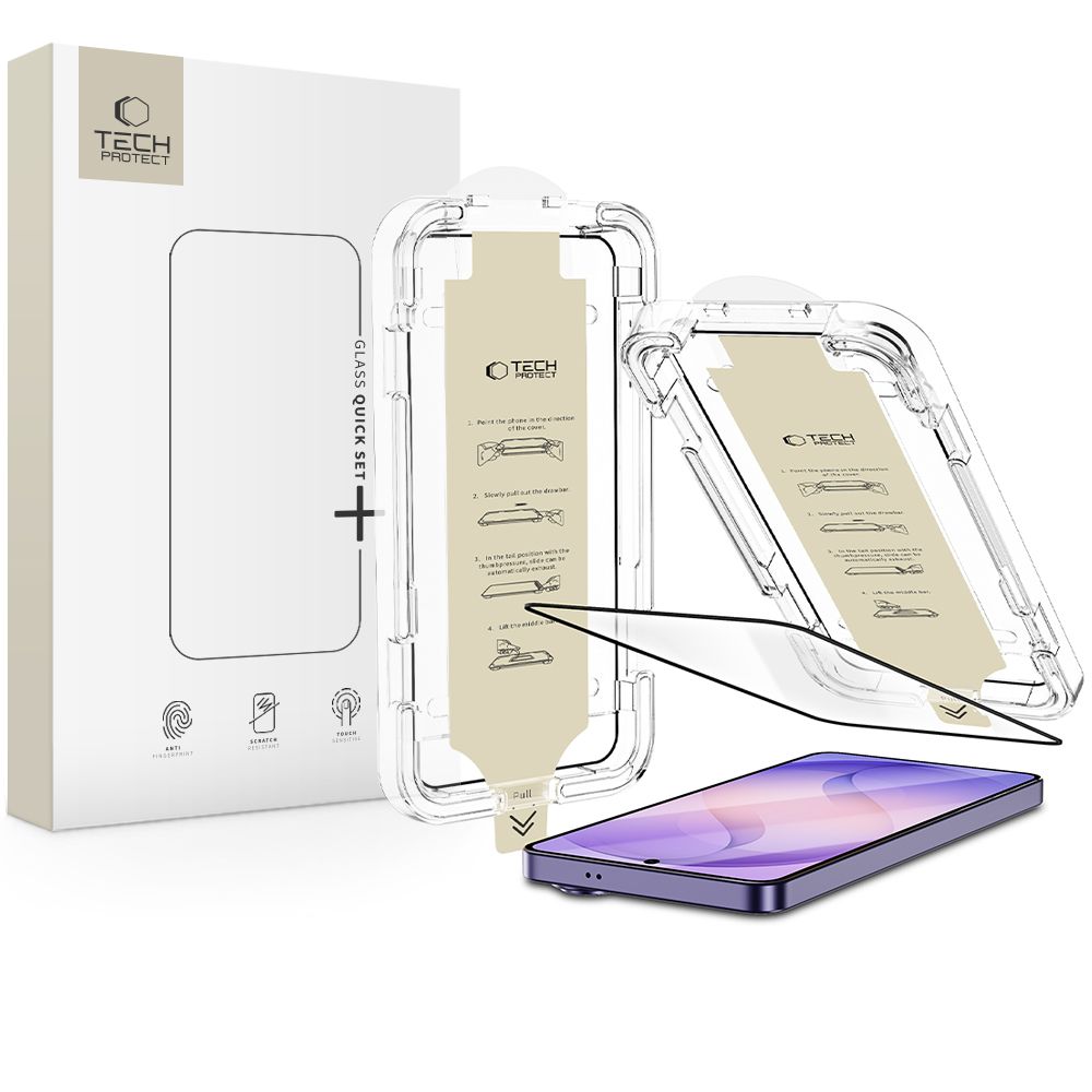 Tech-Protect Quick Set AR+ Anti-Reflective Glass for Samsung Galaxy S26 Ultra - Black_0