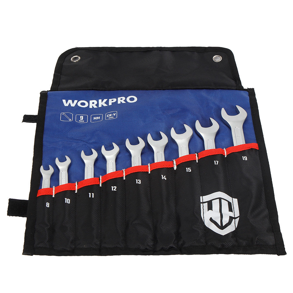 Chaves fixas combinadas, conjunto de 9 peÃ§as. workpro_0