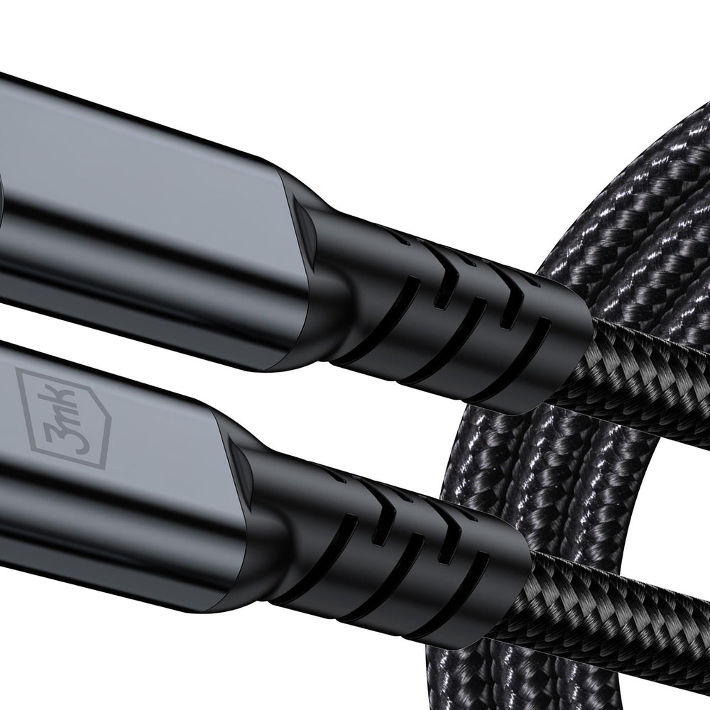 3mk Hyper Cable N-SERIES USB-C / USB-C Thunderbolt 4 2m 48V / 5A 40Gb/s 240W 8K60Hz - black_4