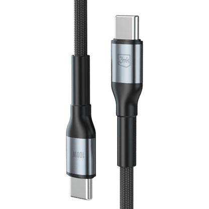 3mk Hyper Cable N-SERIES USB-C / USB-C 1.5m PD 3.0 QC 3.0 20V / 5A 100W - black_1