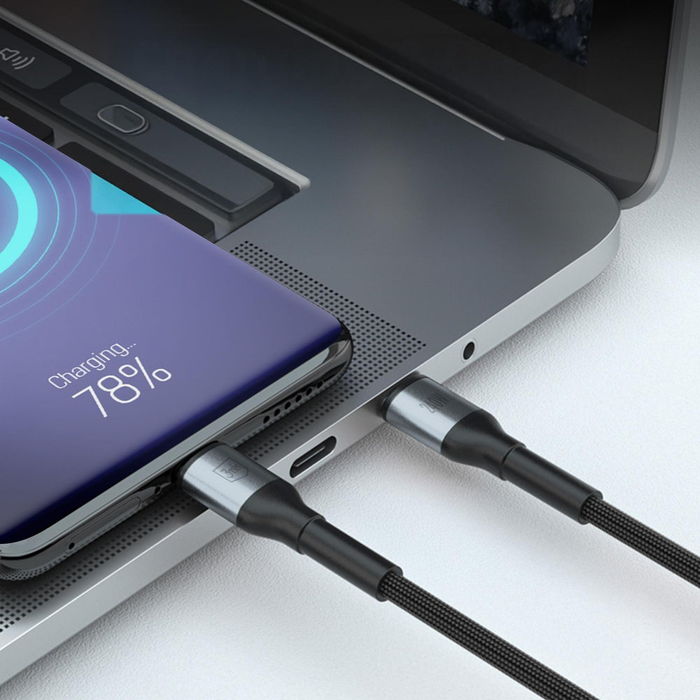 3mk Hyper Cable N-SERIES USB-C / USB-C 3m PD 3.0 QC 3.0 48V / 5A 240W - black_2