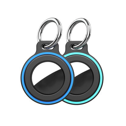 Airtag case with spring buckle, set of 2 - black_0