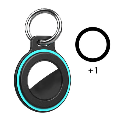 Airtag case with spring buckle, set of 2 - black_3