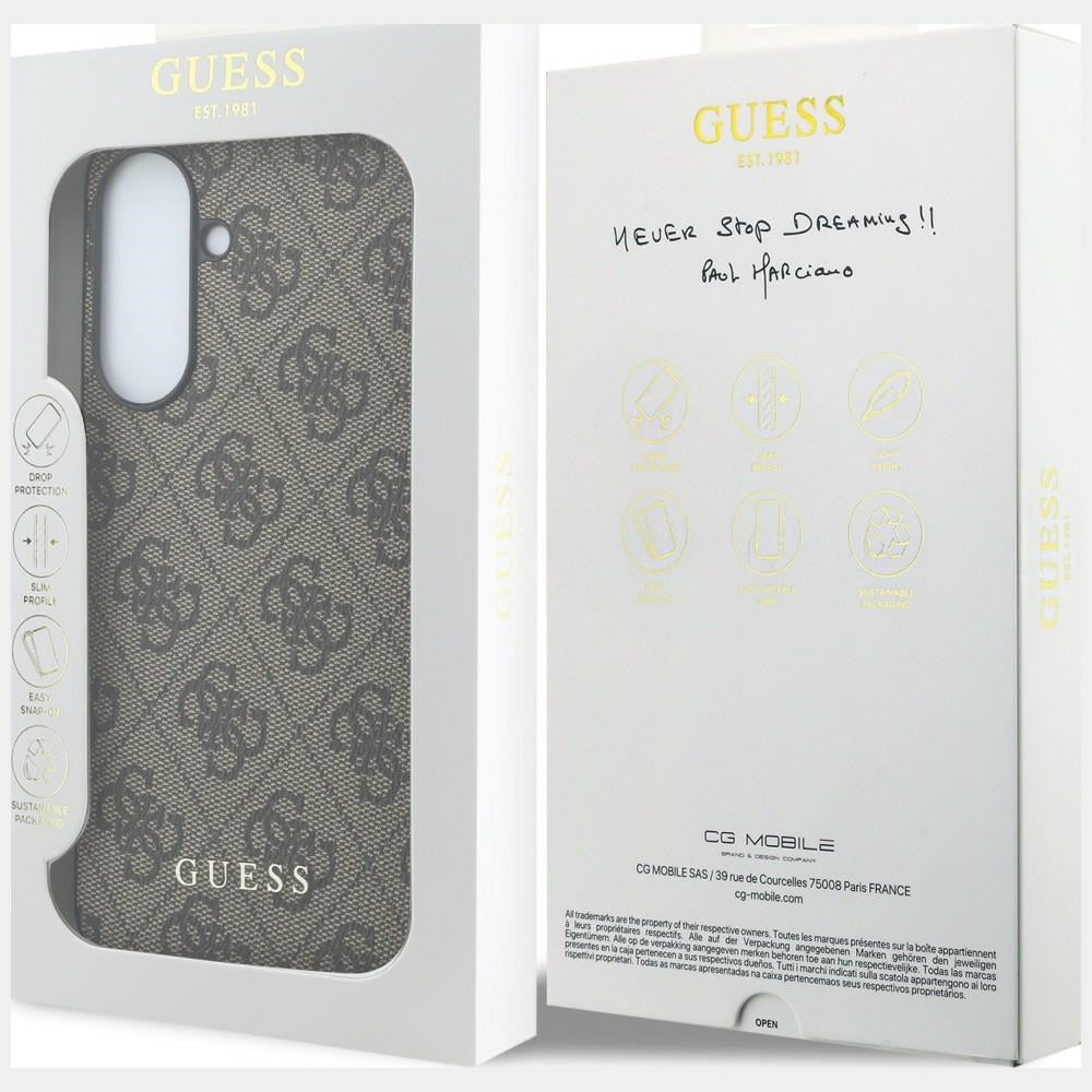 Etui Guess 4G Charm na Samsung Galaxy A57 5G - brązowe_7