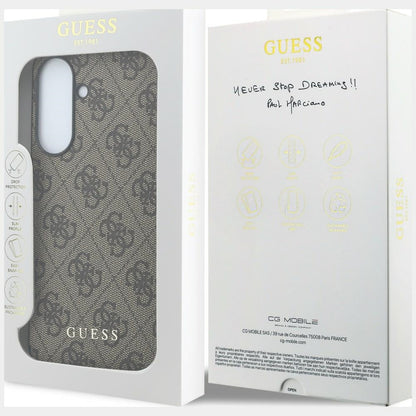 Etui Guess 4G Charm na Samsung Galaxy A57 5G - brązowe_7