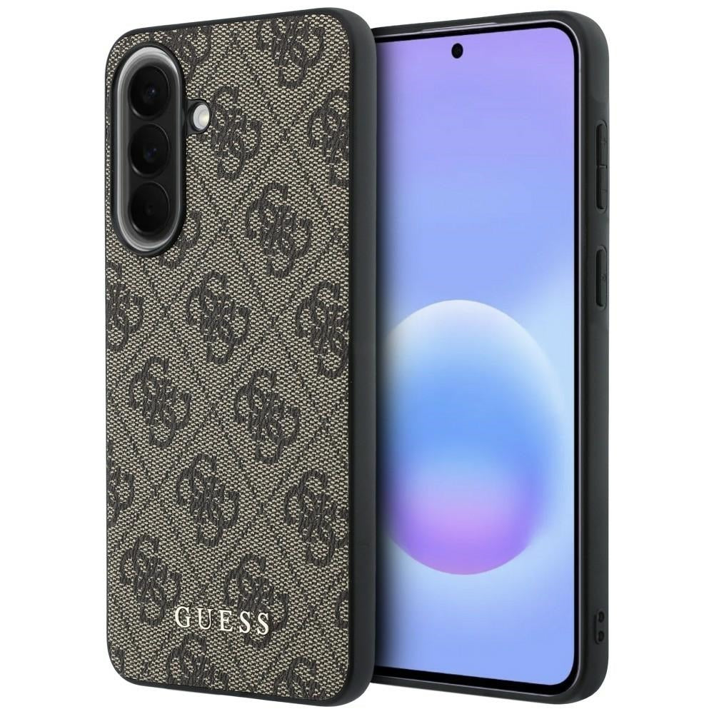 Etui Guess 4G Classic na Samsung Galaxy A57 5G - brązowe_0