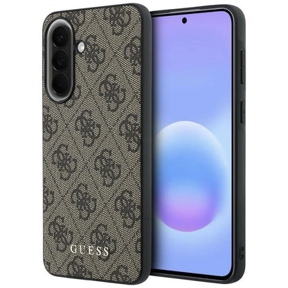 Etui Guess 4G Classic na Samsung Galaxy A57 5G - brązowe_0