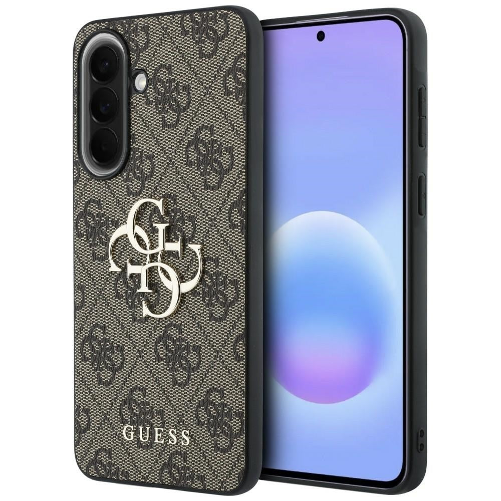 Etui Guess Leather 4G Metal Logo na Samsung Galaxy A37 5G - brązowe_0