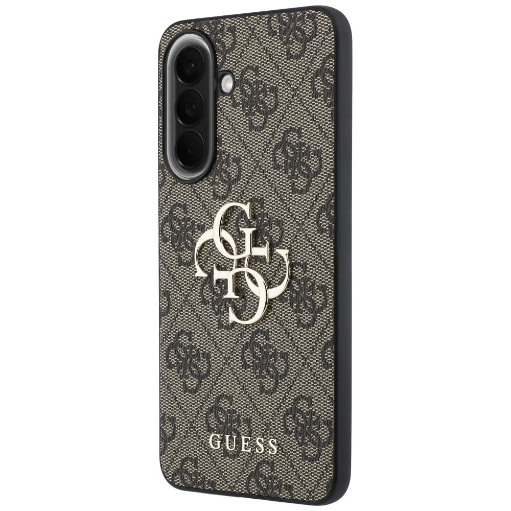 Etui Guess Leather 4G Metal Logo na Samsung Galaxy A37 5G - brązowe_1