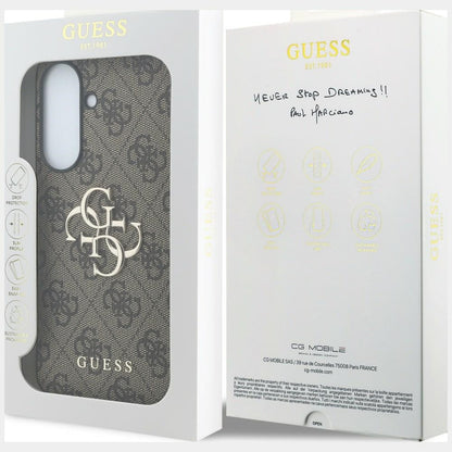 Etui Guess Leather 4G Metal Logo na Samsung Galaxy A37 5G - brązowe_7