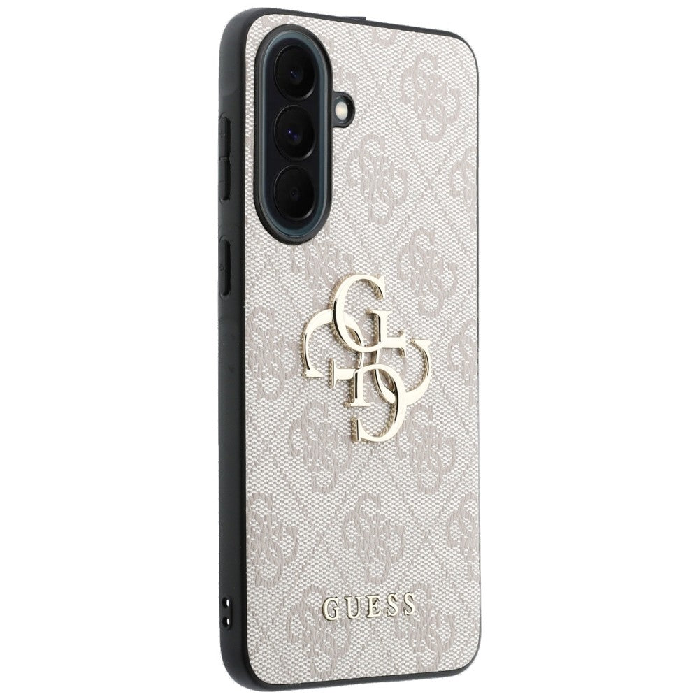 Etui Guess Leather 4G Metal Logo na Samsung Galaxy A37 5G - różowe_3