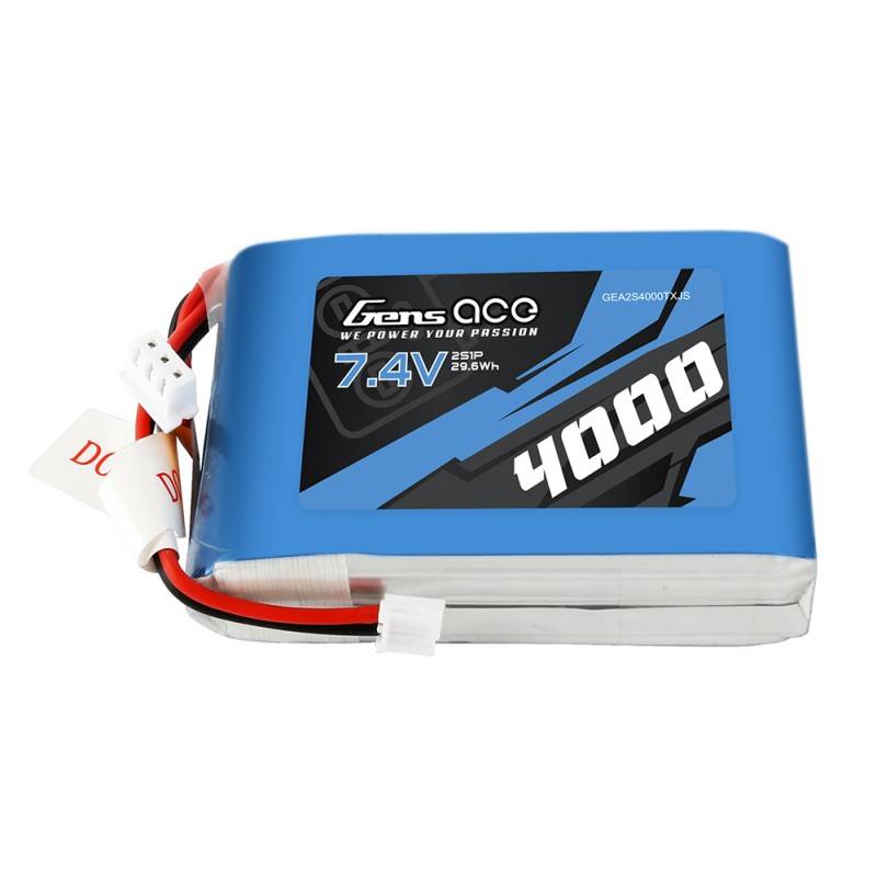 Gens Ace 4000mAh 7.4V 1C LiPo battery_0