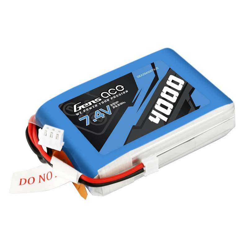 Gens Ace 4000mAh 7.4V 1C LiPo battery_1