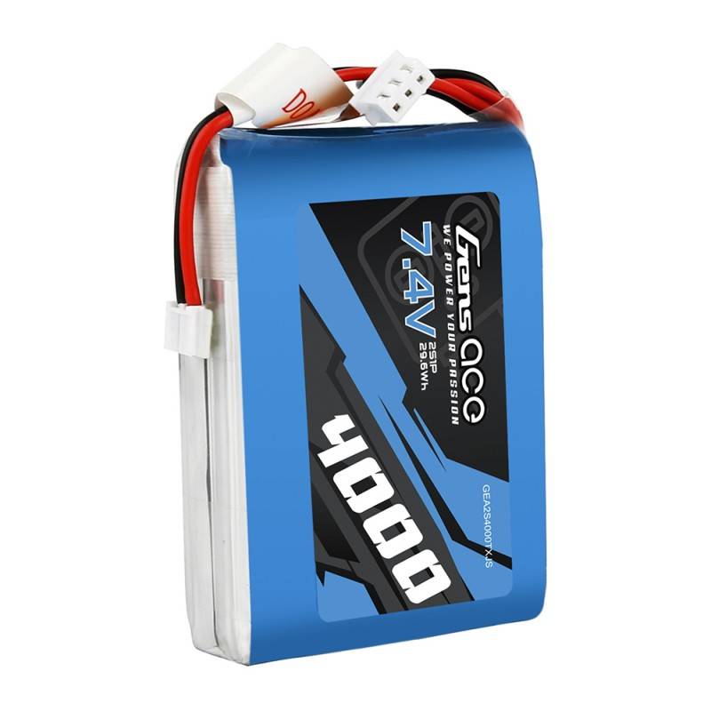Gens Ace 4000mAh 7.4V 1C LiPo battery_3