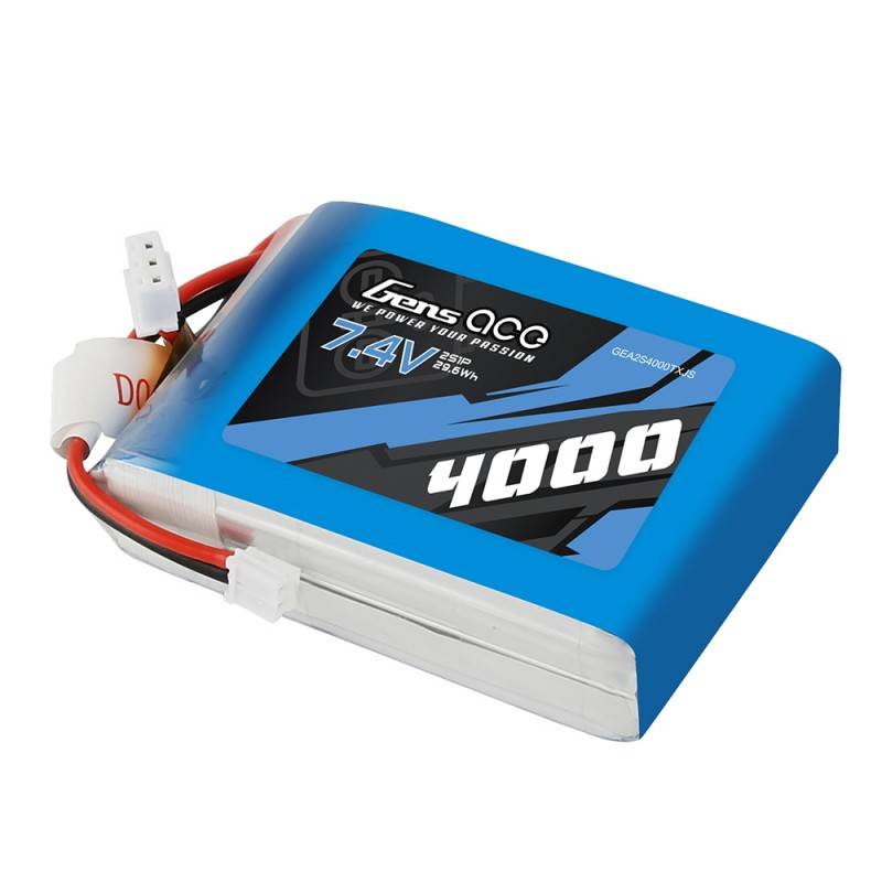 Gens Ace 4000mAh 7.4V 1C LiPo battery_2