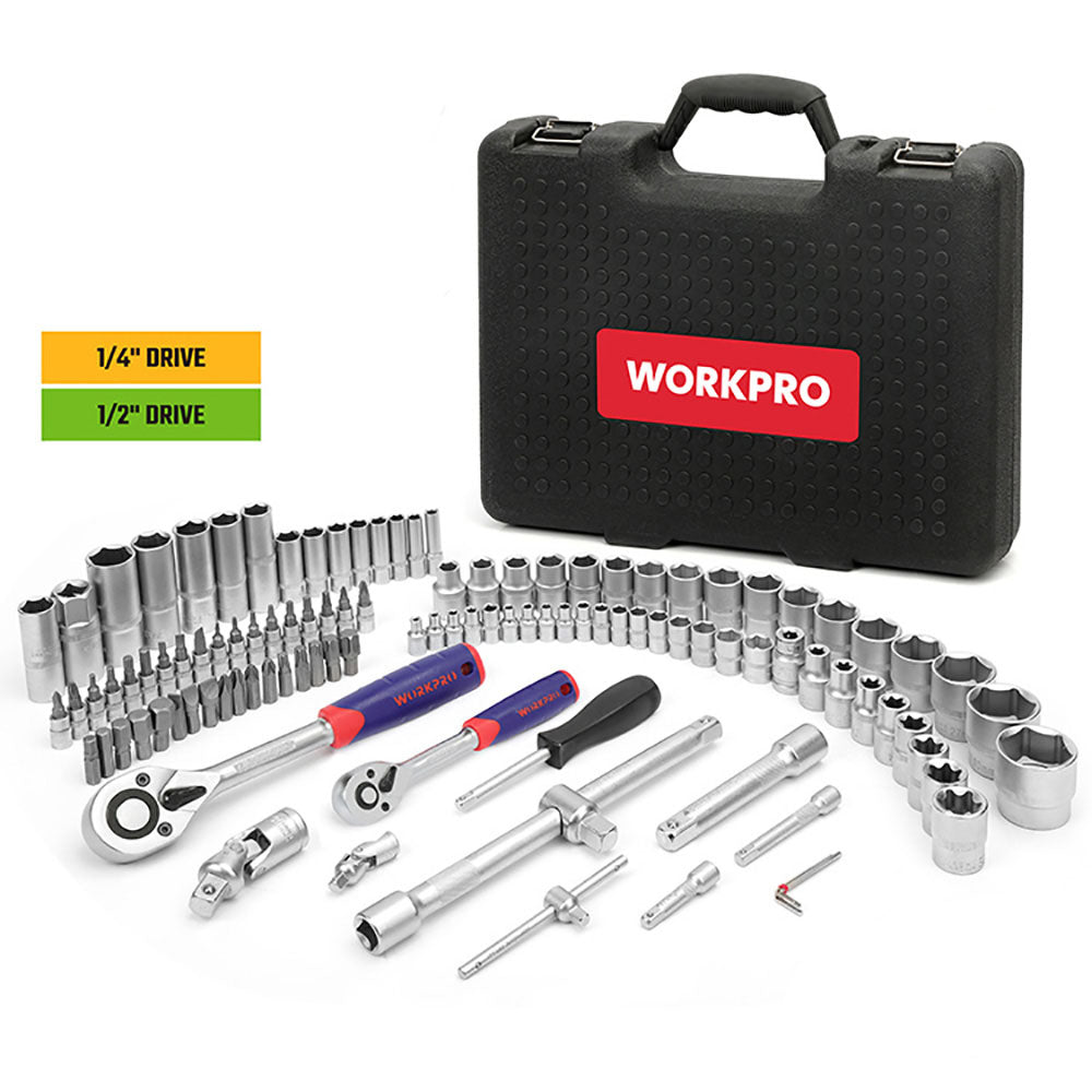Ferramentas mecÃ¢nicas, conjunto de 108 peÃ§as. workpro_0