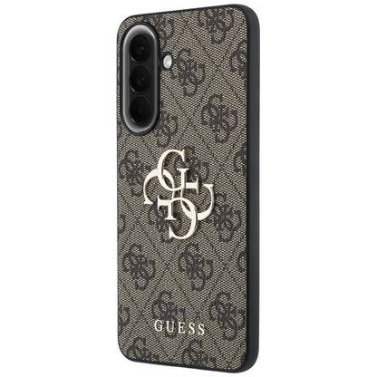 Etui Guess Leather 4G Metal Logo na Samsung Galaxy A57 5G - brązowe_1