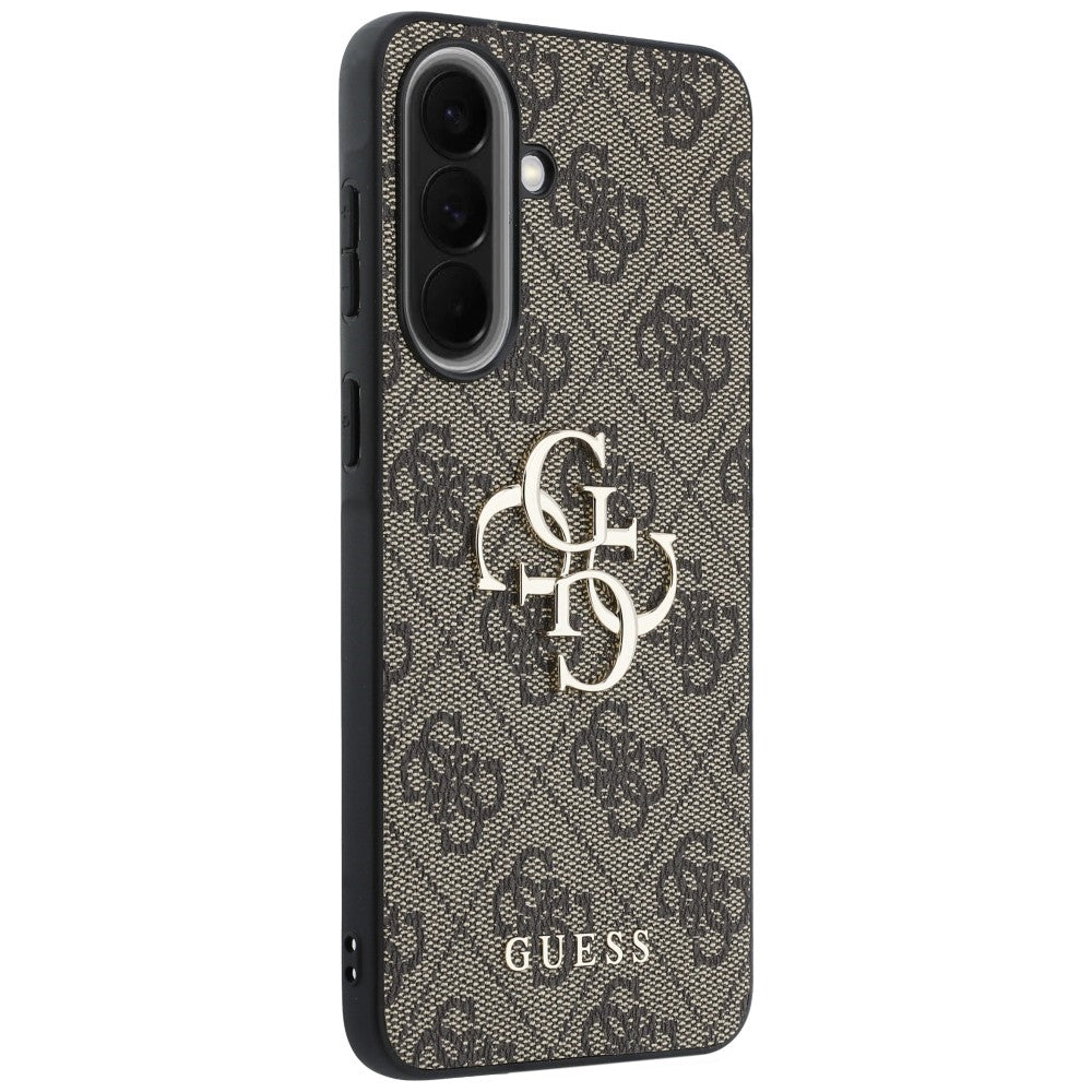 Etui Guess Leather 4G Metal Logo na Samsung Galaxy A57 5G - brązowe_3
