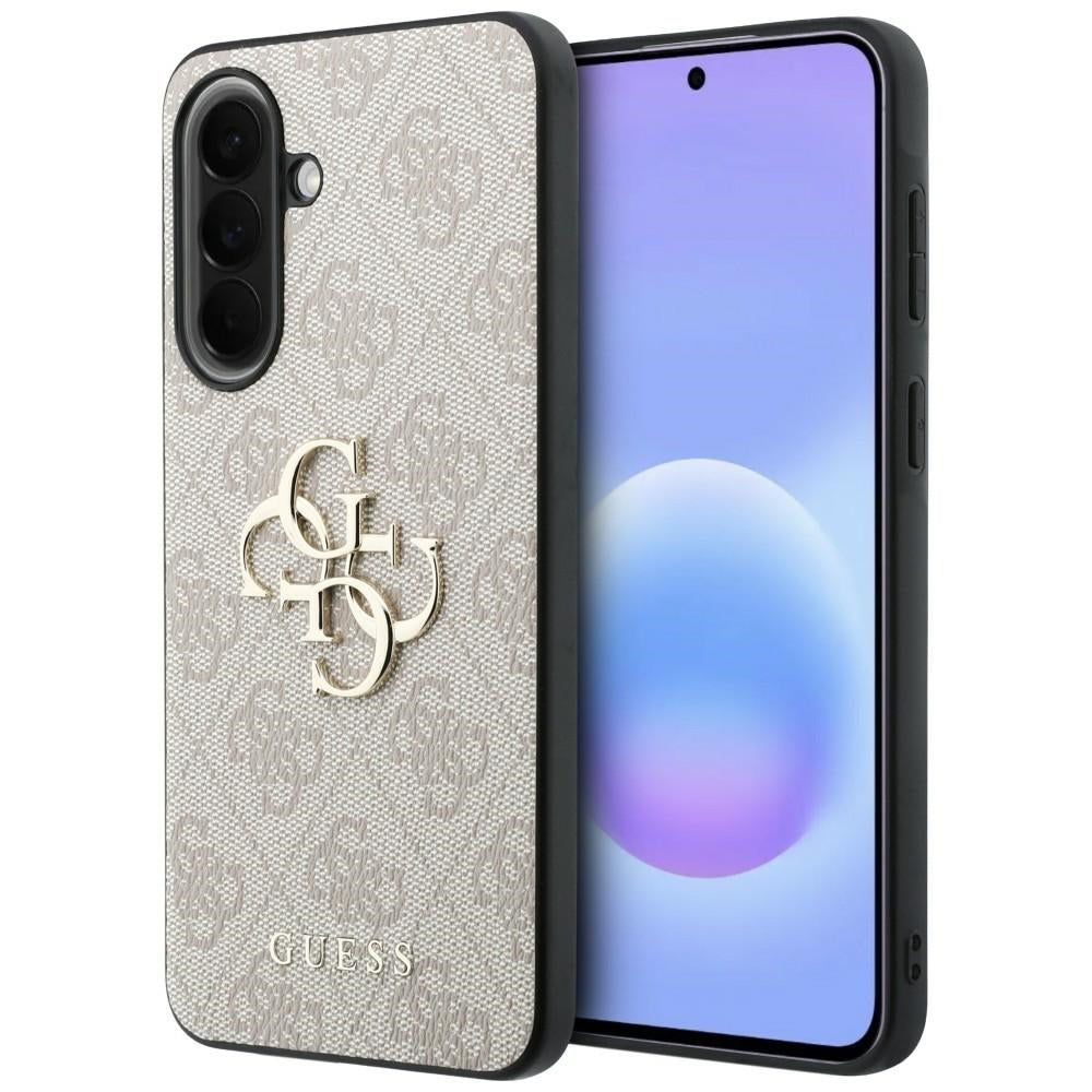 Etui Guess Leather 4G Metal Logo na Samsung Galaxy A57 5G - różowe_0
