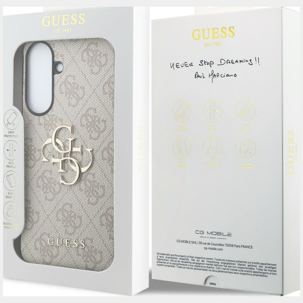 Etui Guess Leather 4G Metal Logo na Samsung Galaxy A57 5G - różowe_7