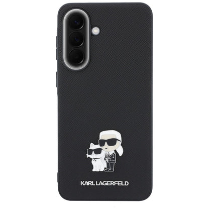 Etui Karl Lagerfeld Saffiano w/ K&C Metal Logo na Samsung Galaxy A57 5G - czarne_2