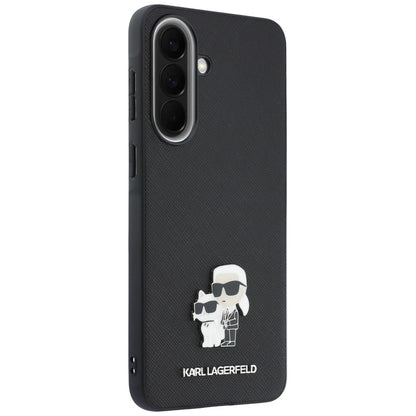 Etui Karl Lagerfeld Saffiano w/ K&C Metal Logo na Samsung Galaxy A57 5G - czarne_3