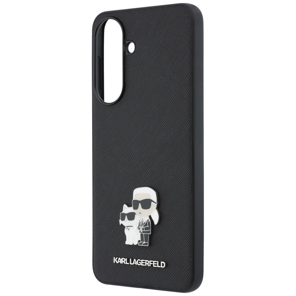 Etui Karl Lagerfeld Saffiano w/ K&C Metal Logo na Samsung Galaxy A57 5G - czarne_5