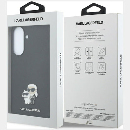 Etui Karl Lagerfeld Saffiano w/ K&C Metal Logo na Samsung Galaxy A57 5G - czarne_7