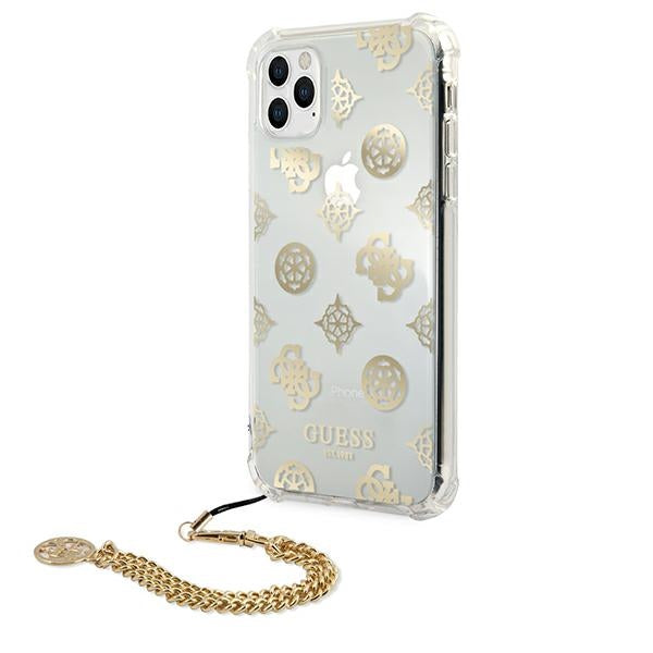 Etui Guess Peony Chain Collection na iPhone 11 Pro - złote_1
