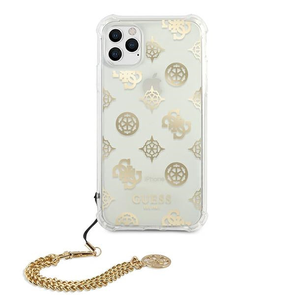 Etui Guess Peony Chain Collection na iPhone 11 Pro - złote_2