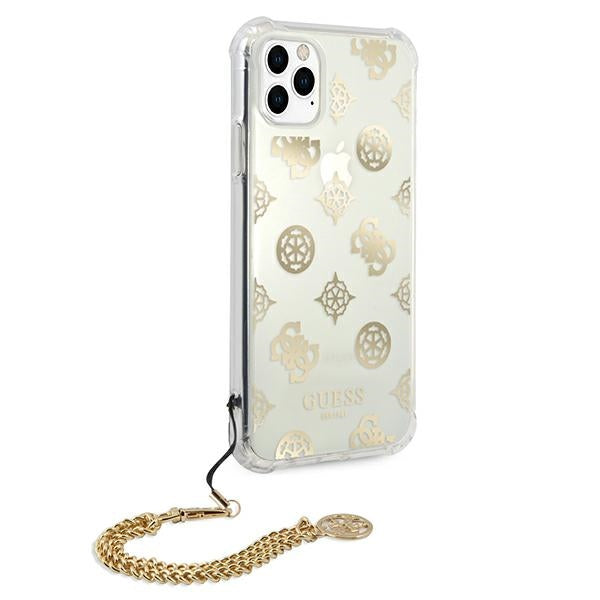 Etui Guess Peony Chain Collection na iPhone 11 Pro - złote_3