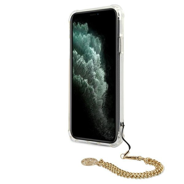 Etui Guess Peony Chain Collection na iPhone 11 Pro - złote_4