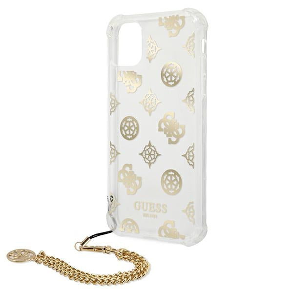 Etui Guess Peony Chain Collection na iPhone 11 Pro - złote_5