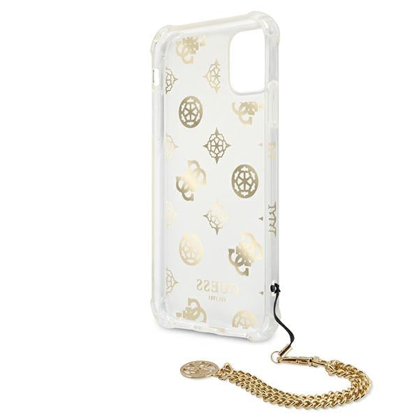 Etui Guess Peony Chain Collection na iPhone 11 Pro - złote_6