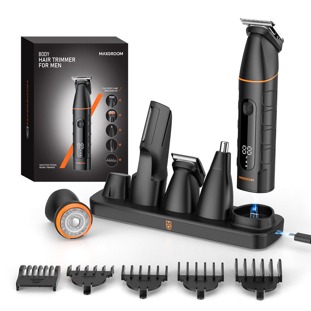 MAXGROOM LK-892 multifunctional trimmer with replaceable tips - black_0