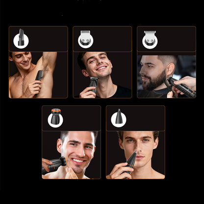MAXGROOM LK-892 multifunctional trimmer with replaceable tips - black_12