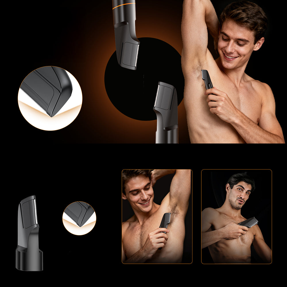MAXGROOM LK-892 multifunctional trimmer with replaceable tips - black_13