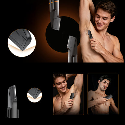MAXGROOM LK-892 multifunctional trimmer with replaceable tips - black_13