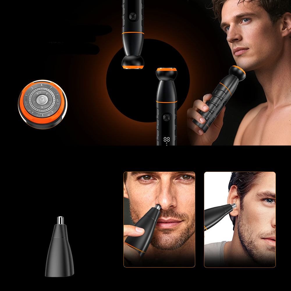 MAXGROOM LK-892 multifunctional trimmer with replaceable tips - black_16