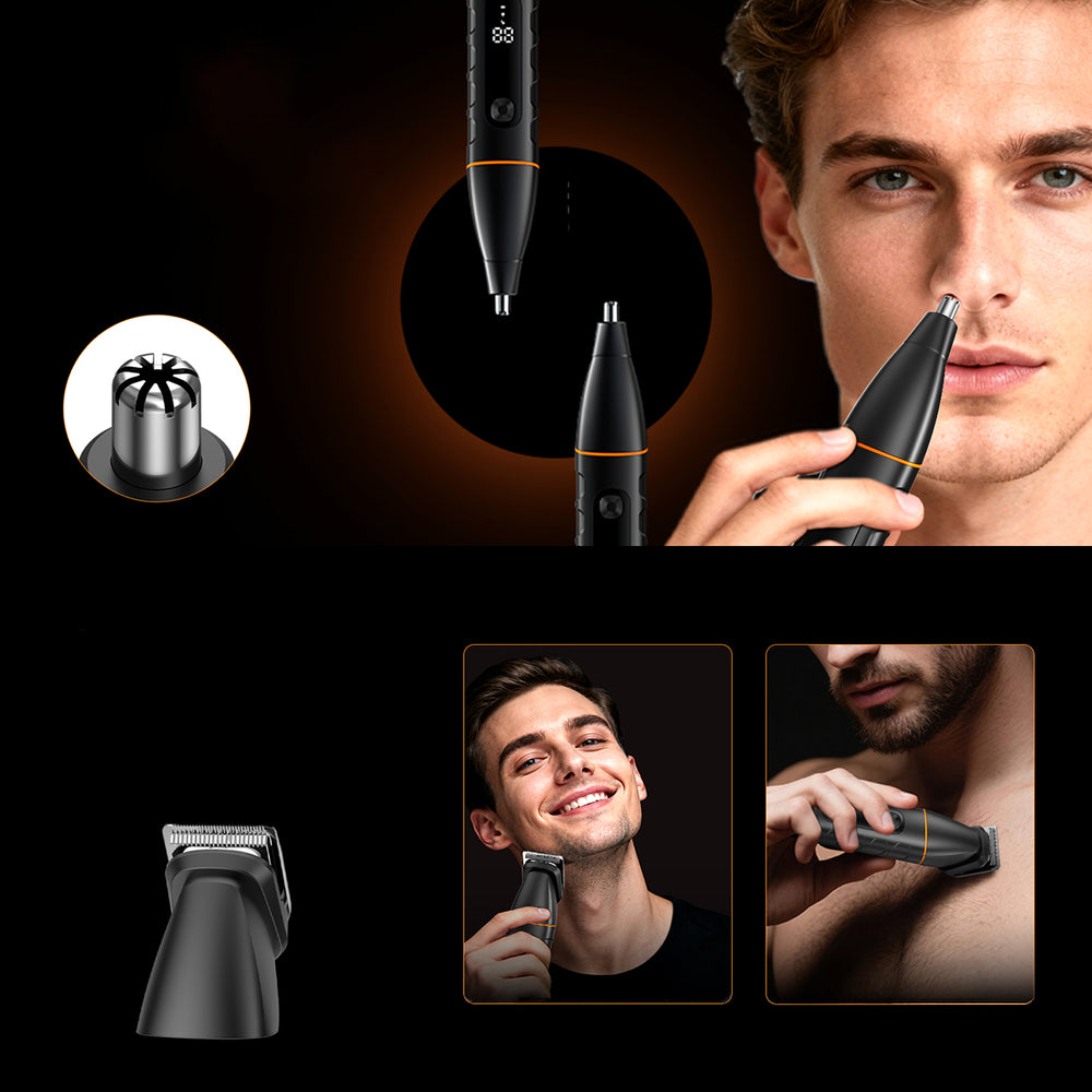 MAXGROOM LK-892 multifunctional trimmer with replaceable tips - black_17