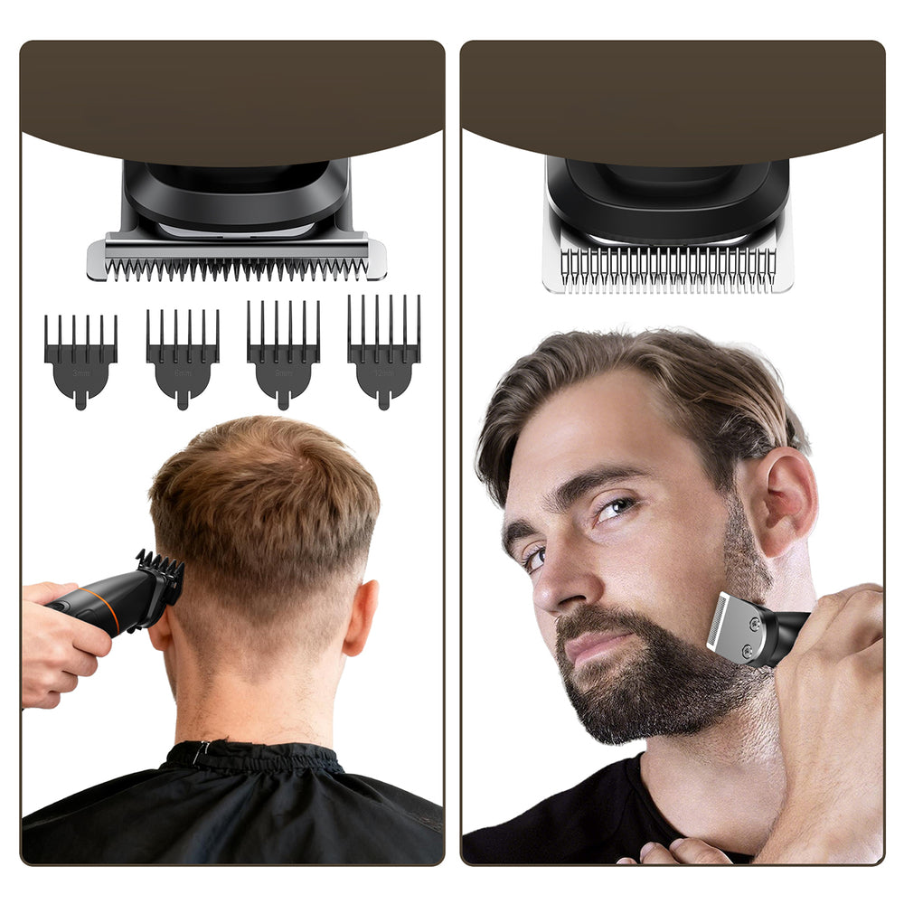 MAXGROOM LK-892 multifunctional trimmer with replaceable tips - black_1