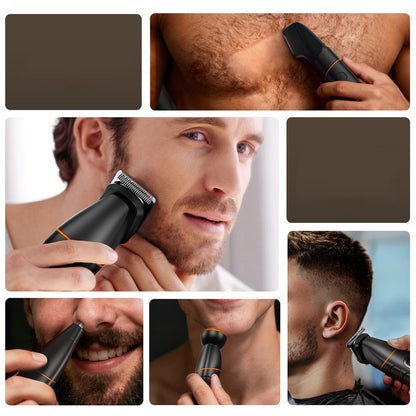 MAXGROOM LK-892 multifunctional trimmer with replaceable tips - black_4