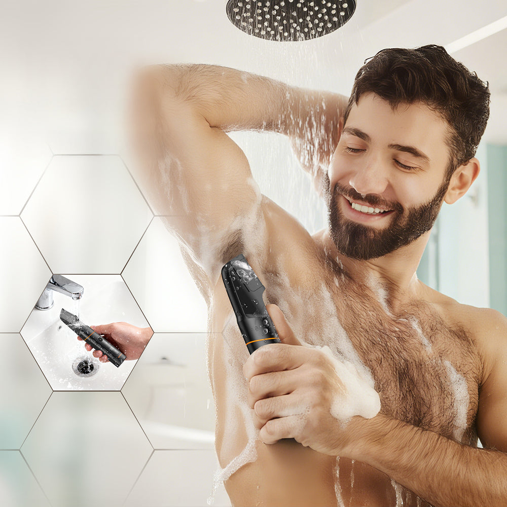 MAXGROOM LK-892 multifunctional trimmer with replaceable tips - black_6